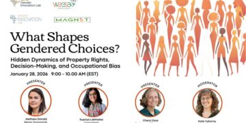 MAGNET researchers present at South Asia Gender Innovation Lab and WEESA seminar